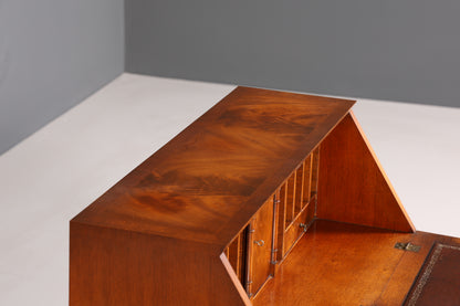 Wunderschöner Englischer Sekretär echt Leder Schreibkommode UK Schreibtisch Kommode