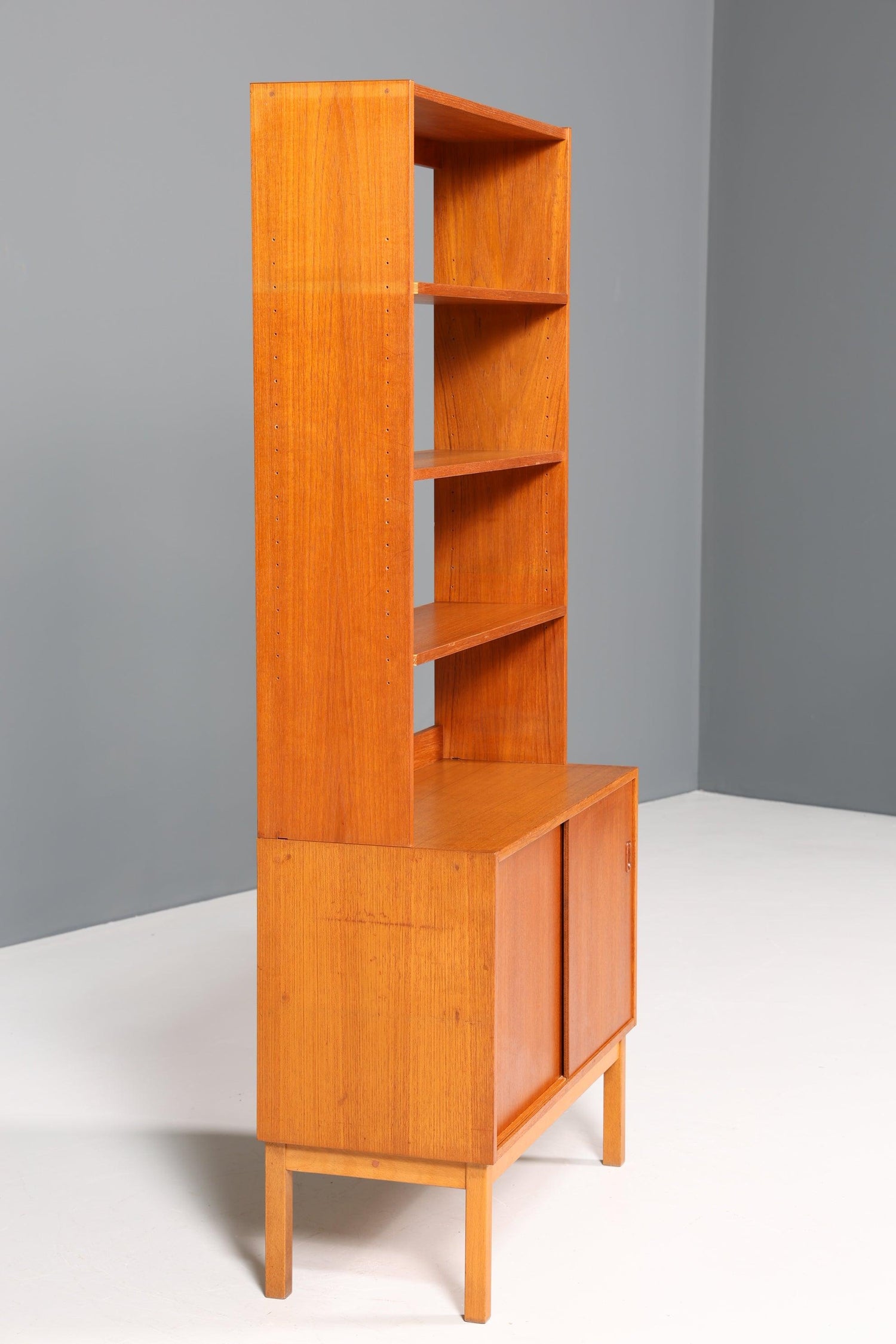 Schlichtes Mid Century Regal &quot;Made in Denmark&quot; Schrank Vintage Bücherregal Danish Design