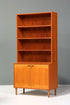 Stilvolles Mid Century Bücherregal Danish Design Teak Holz Schrank Retro Kommode "Made in Denmark" Regal