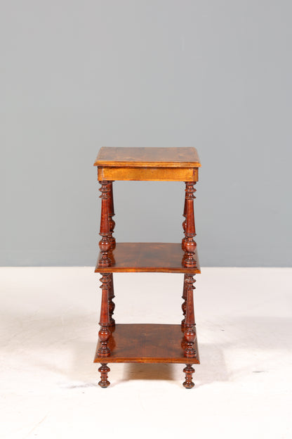 Stilvolle Gründerzeit Etagere Louis Philippe Regal um 1900 Bücherregal echt Holz Buchablage Bookshelf