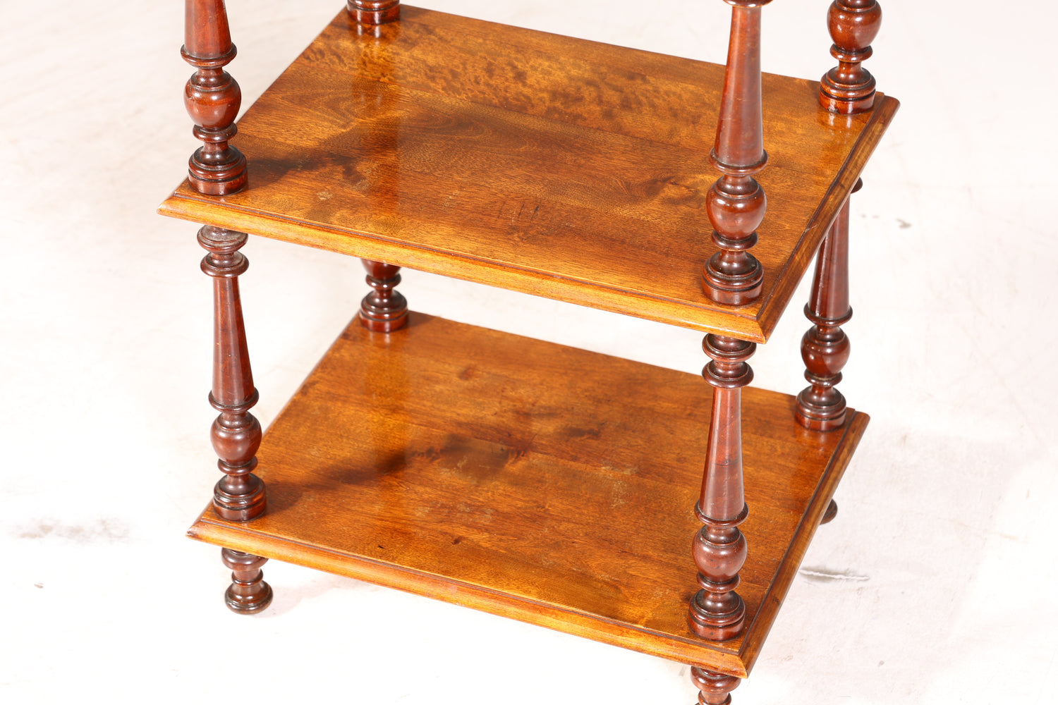 Stilvolle Gründerzeit Etagere Louis Philippe Regal um 1900 Bücherregal echt Holz Buchablage Bookshelf