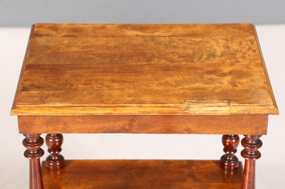 Stilvolle Gründerzeit Etagere Louis Philippe Regal um 1900 Bücherregal echt Holz Buchablage Bookshelf