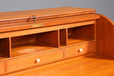 Wunderschöner Mid Century Rollladen Sekretär echt Holz Büro Schrank Vintage Schreibkommode