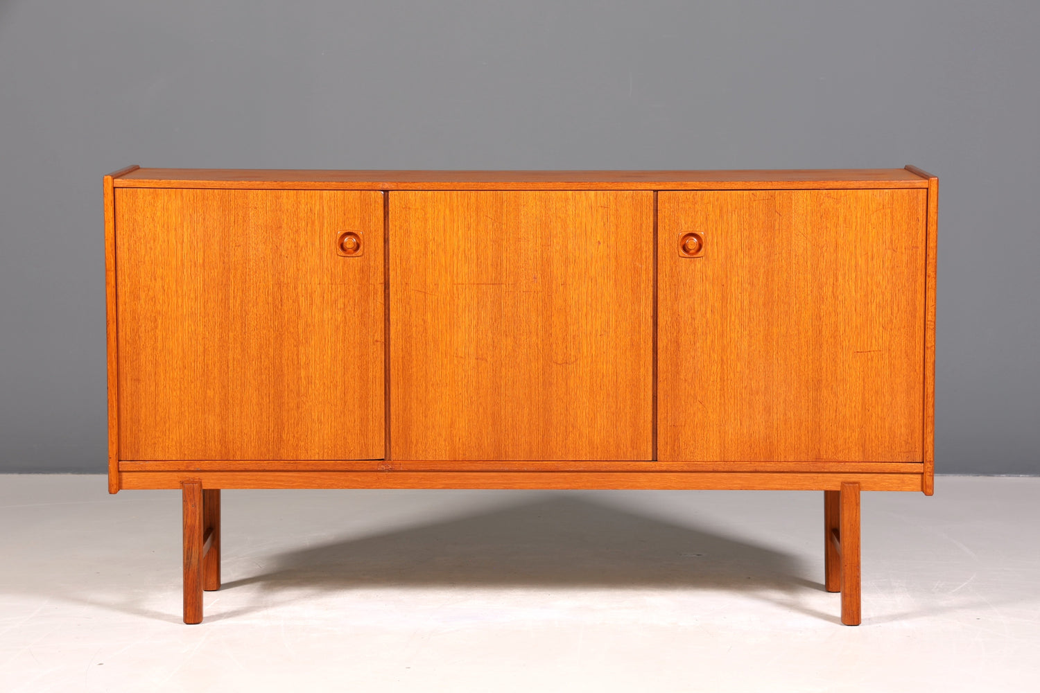 Wunderschönes Mid Century Sideboard Teak Holz Schrank Büro Kommode Highboard 60er Jahre