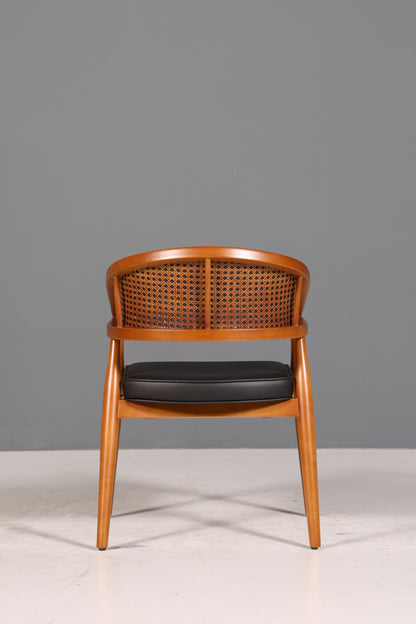 Noble wicker dining room chair &quot;Malibu Brown&quot; kitchen chair armchair beech secretary chair