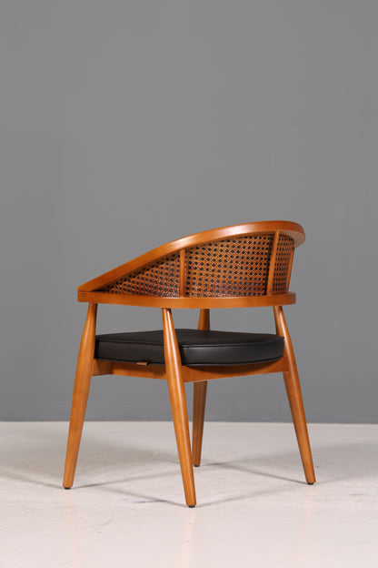Noble wicker dining room chair &quot;Malibu Brown&quot; kitchen chair armchair beech secretary chair
