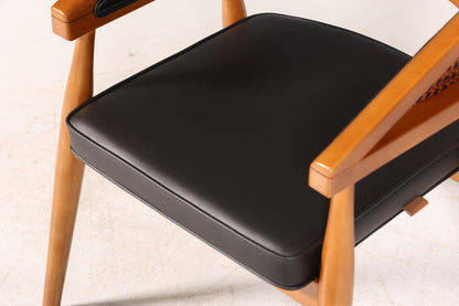 Noble wicker dining room chair &quot;Malibu Brown&quot; kitchen chair armchair beech secretary chair