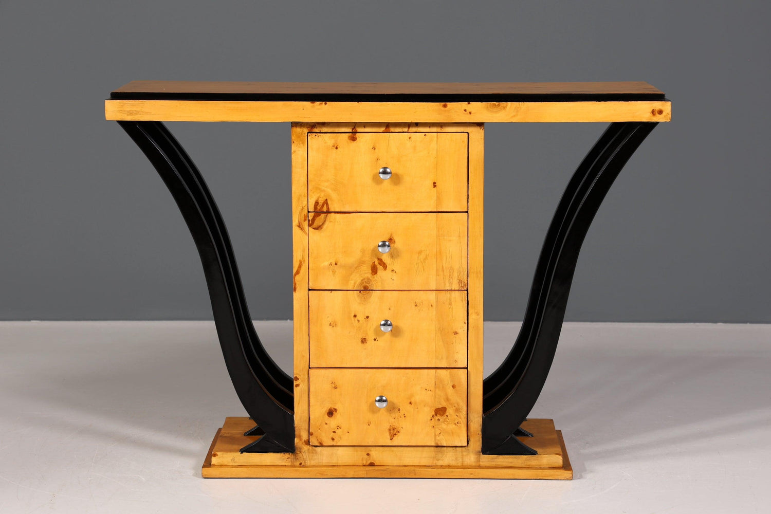 Edle Art Deco Design Wandkonsole Biedermeier Stil Sideboard Kommode