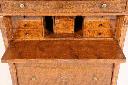 Wunderschöner Antik Sekretär um 1900 Kommode Vertiko Bürokommode Schreibtisch