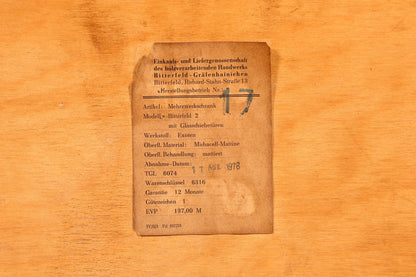 Wunderschöne Mid Century Vitrine Vintage Regal Retro Bücherregal Bookshelf