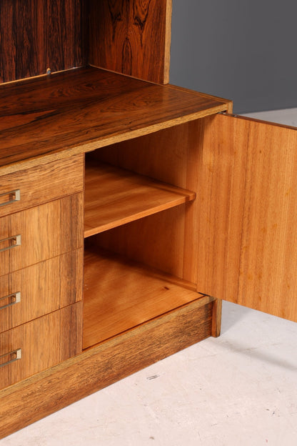 Wunderschönes Mid Century Palisander Regal Vintage Bücherregal 60s Schrank Kommode