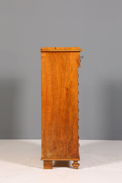 Edles Gründerzeit Vertiko Jugendstil Schrank Antik Highboard Kommode Schubladenkommode