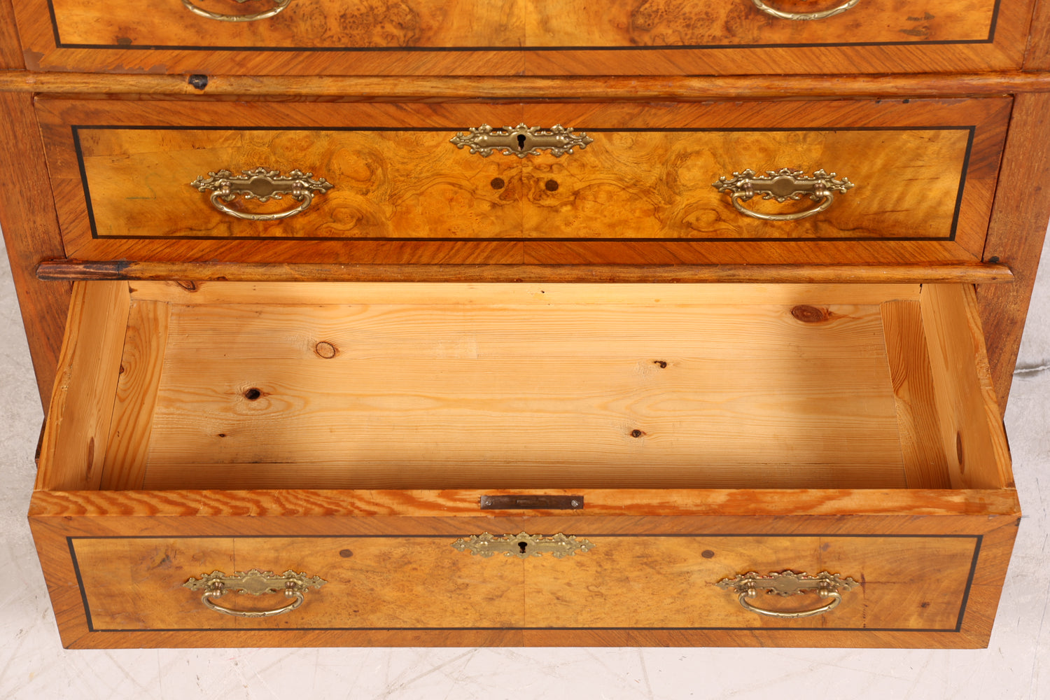 Edles Gründerzeit Vertiko Jugendstil Schrank Antik Highboard Kommode Schubladenkommode