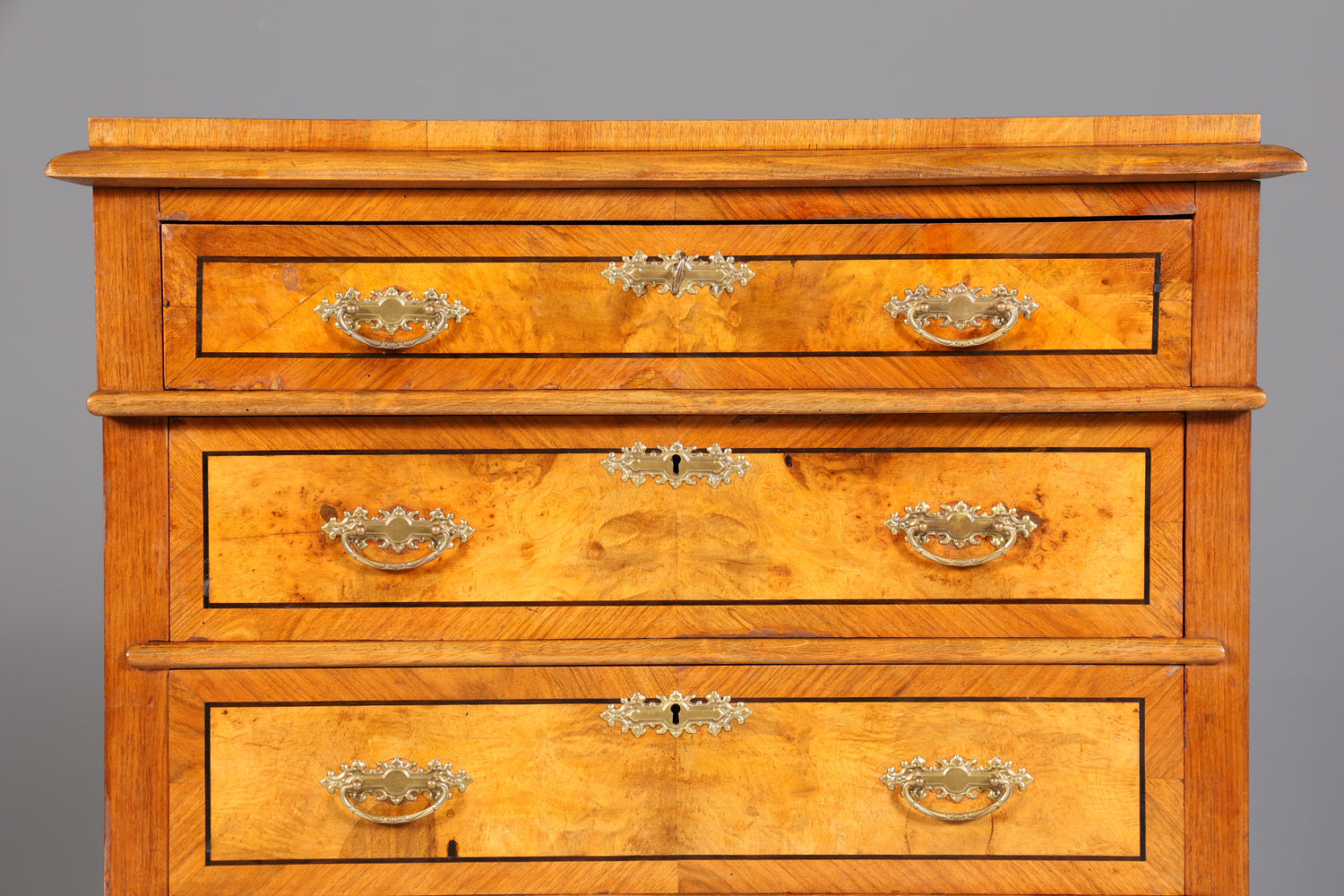 Edles Gründerzeit Vertiko Jugendstil Schrank Antik Highboard Kommode Schubladenkommode
