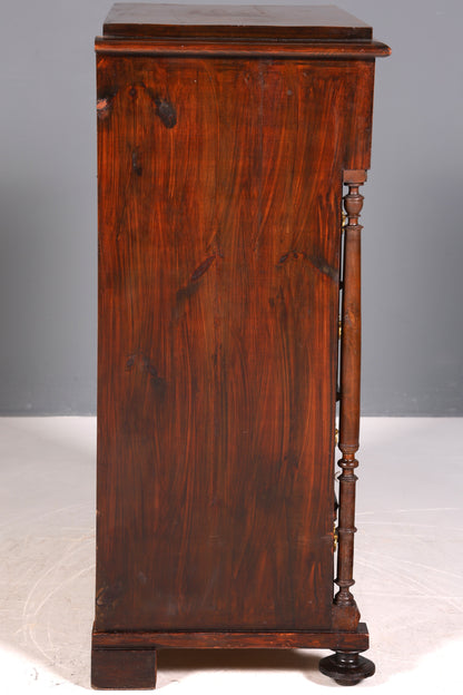 Wunderschönes Gründerzeit Vertiko Louis Philippe Kommode um 1880 Schubladenkommode