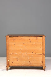 Edle Gründerzeit Kommode Louis Philippe Nussbaum Sideboard um 1880 Antik Schubladenkommode