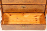 Edle Gründerzeit Kommode Louis Philippe Nussbaum Sideboard um 1880 Antik Schubladenkommode