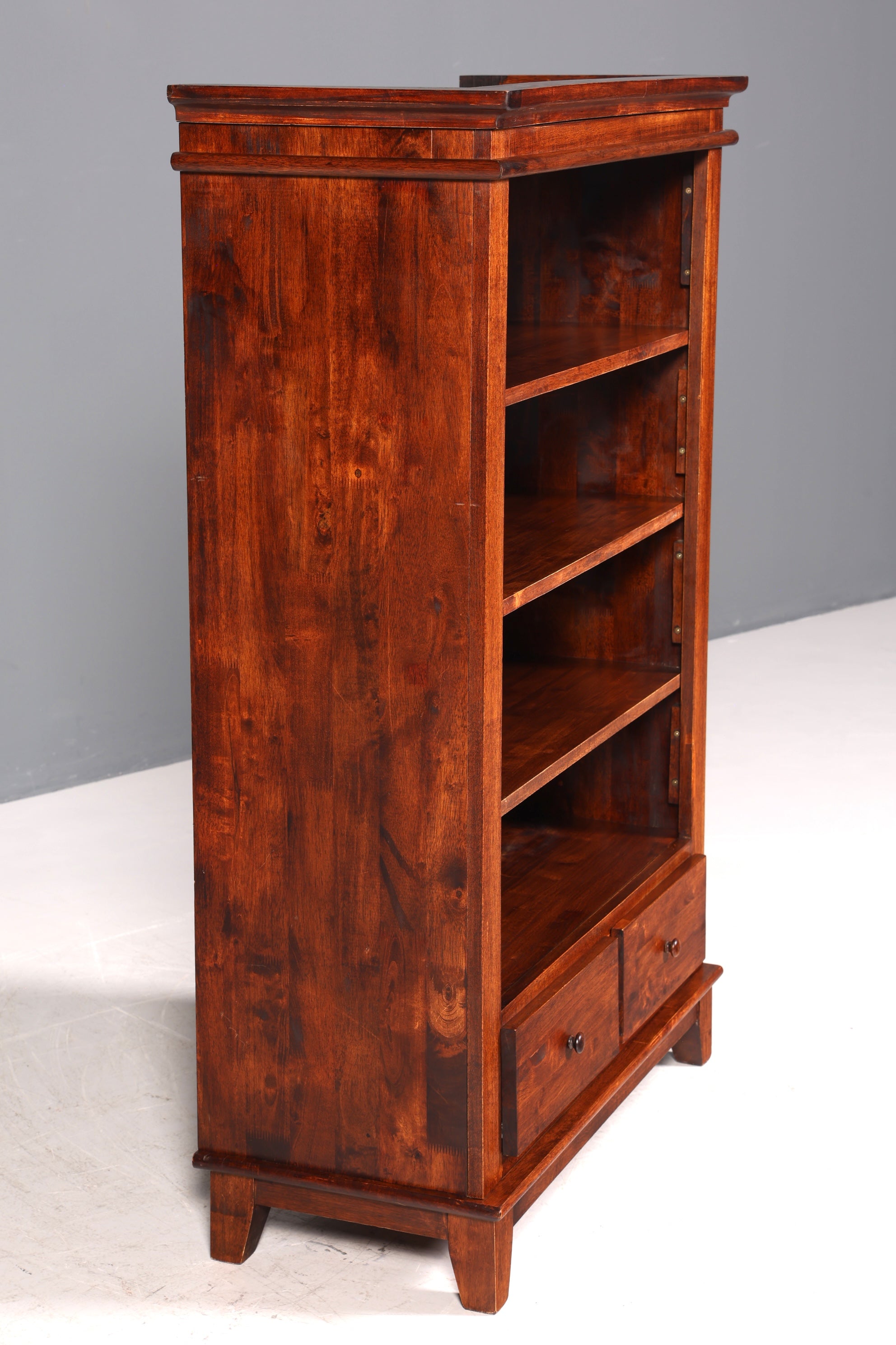 Wunderschönes Antik Bücherregal Regal echt Holz Buchablage Bookshelf Englisch Bibliothek