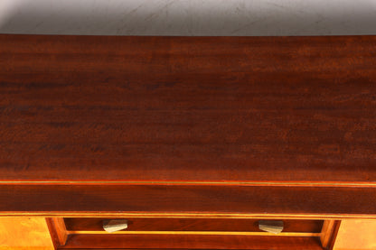 Mid Century Sideboard Vintage TV Kommode 60s Schiebetür Schrank Longboard Retro Lowboard