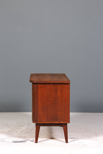 Schlichter Mid Century Schrank Vintage Retro Kommode TV Schrank Flurkommode