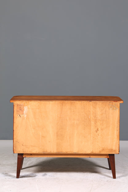 Schlichter Mid Century Schrank Vintage Retro Kommode TV Schrank Flurkommode