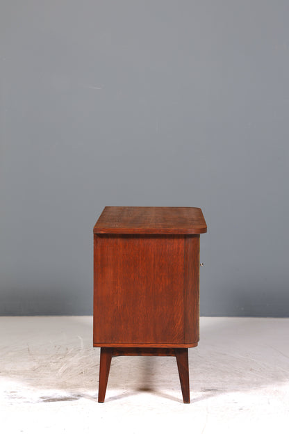 Schlichter Mid Century Schrank Vintage Retro Kommode TV Schrank Flurkommode