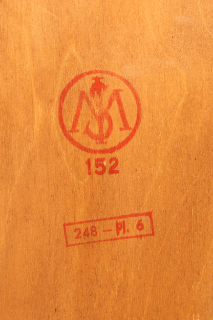 Traumhafter Mid Century Rollladen Sekretär echt Holz Büro Schrank Vintage Schreibkommode