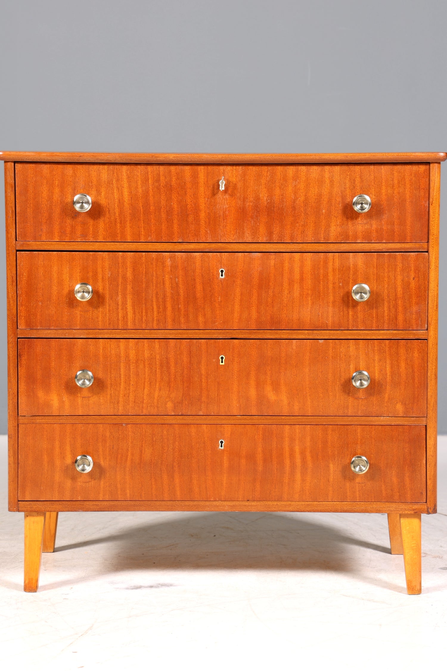 Stilvolle Mid Century Kommode Vintage Flur Kommode 60s Schubladenkommode Wäschekommode