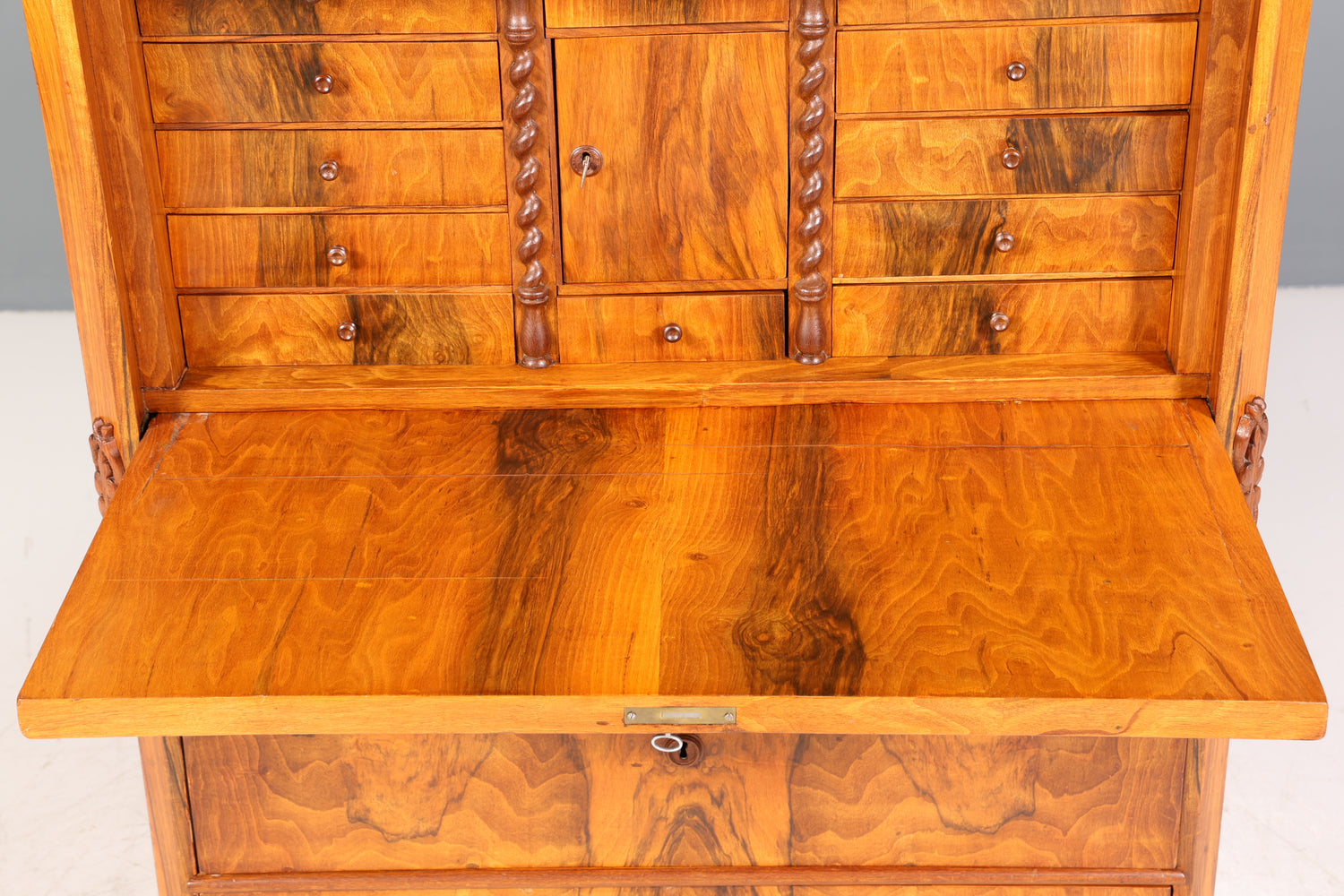 Traumhafter Louis Philippe Sekretär um 1880 Gründerzeit Antik Schrank Chiffoniere