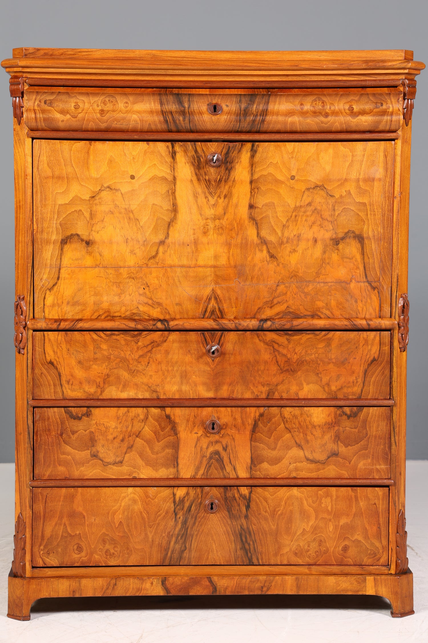 Traumhafter Louis Philippe Sekretär um 1880 Gründerzeit Antik Schrank Chiffoniere
