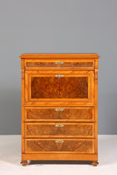 Stilvoller Gründerzeit Sekretär Vertiko Highboard Jugendstil Kommode Schrank um 1880