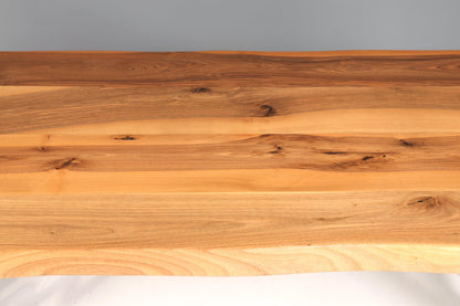 Wunderschöner Nussbaum Tisch 220cm-95cm Esszimmer Tisch Baumkanten Platte massiv Holz Küchentisch