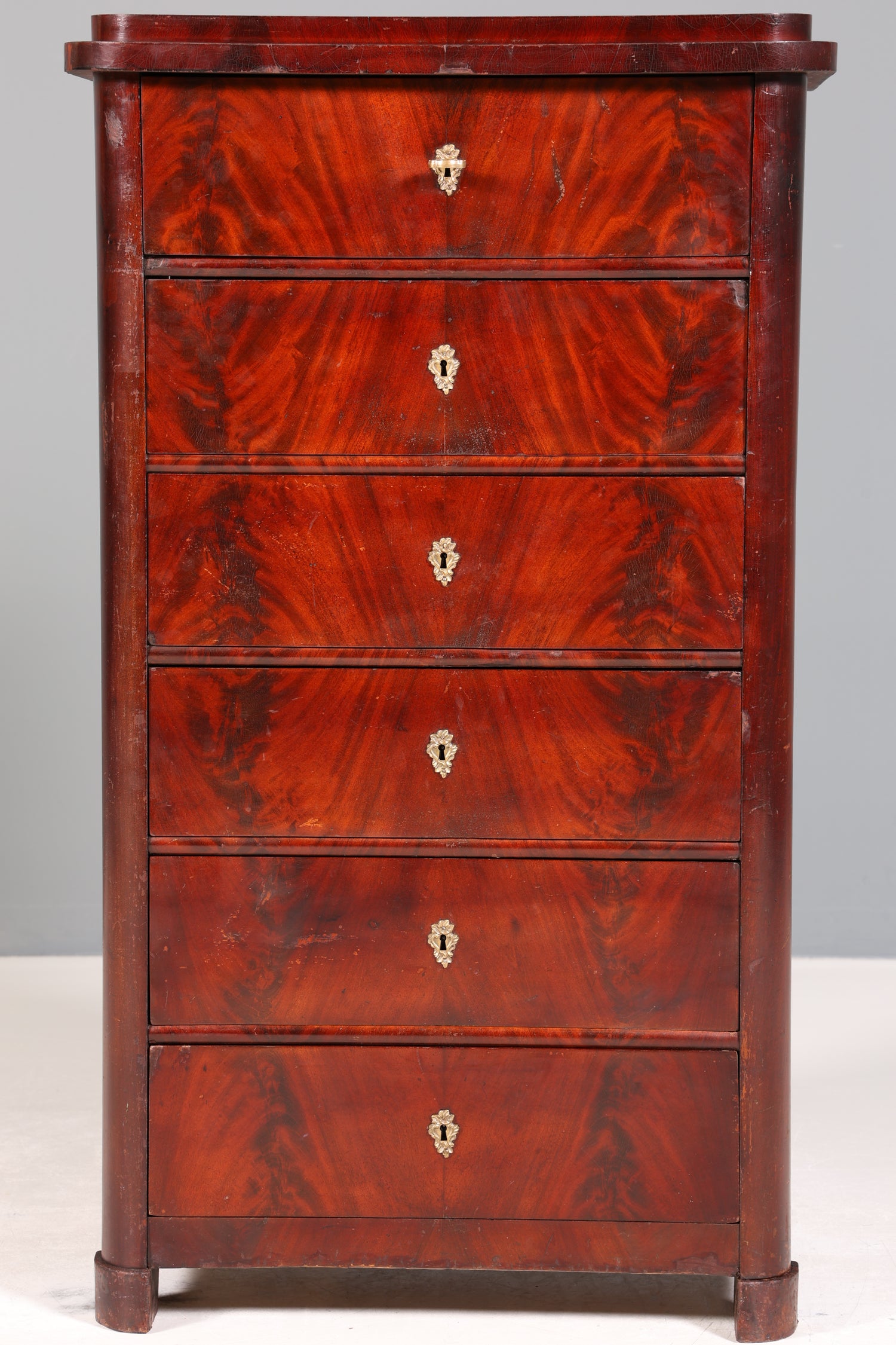 Wunderschöne Louis Philippe Chiffoniere um 1880 Gründerzeit Vertiko Schrank Semainier