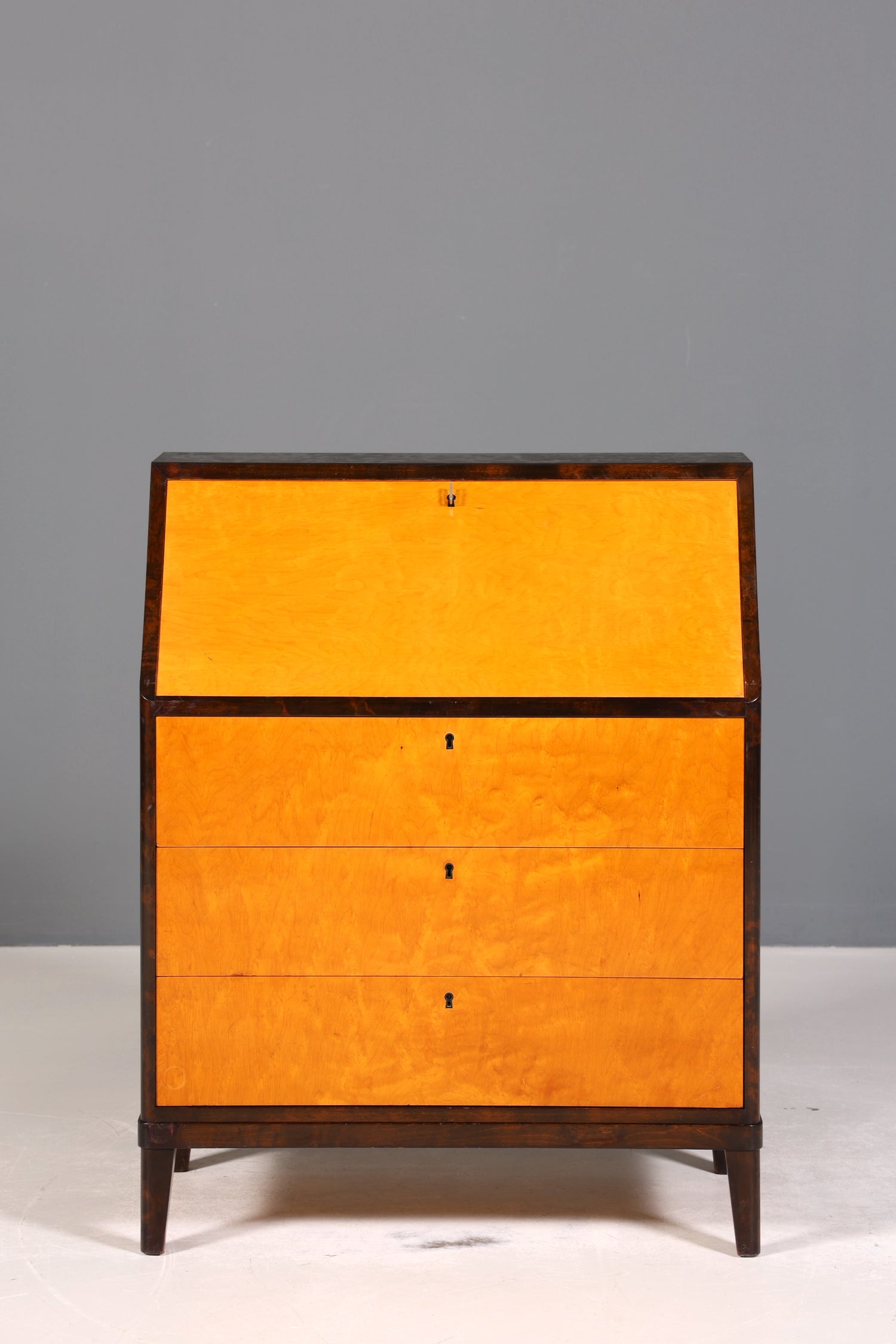 Wunderschöner Sekretär um 1930 echt Holz Büro Kommode Schreibkommode Antik Office Table
