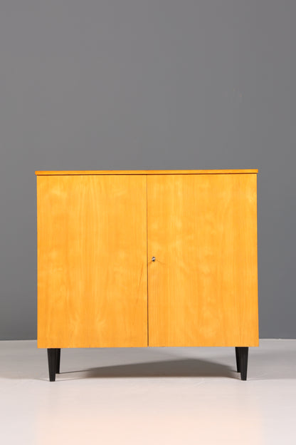 Wunderschöner Mid Century Schrank Vintage Schallplatten Schrank LP- Aufbewahrungsschrank