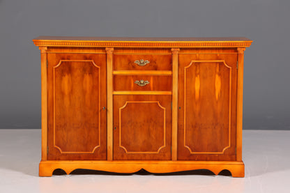 Wunderschönes Englisches Sideboard Eibe Schrank Antik Stil Buffetschrank Kommode