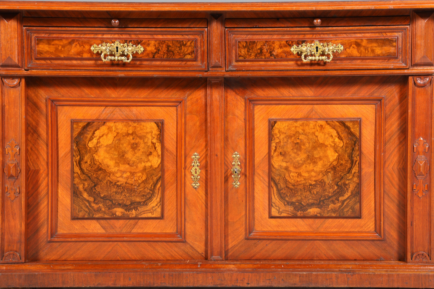 Wunderschöner Gründerzeit Schrank Antik echt Holz Sideboard um 1890 Kommode Anrichte