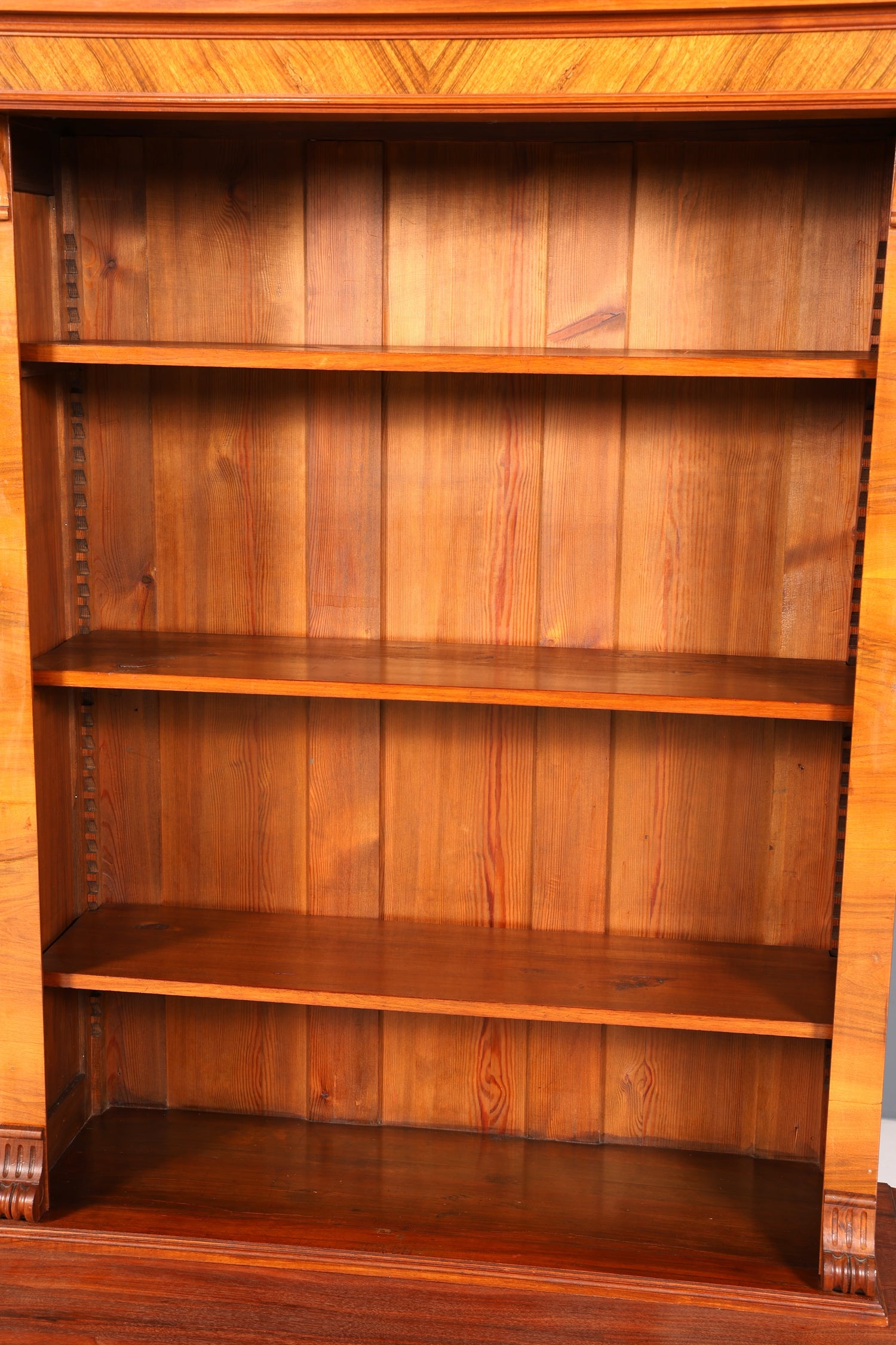 Traumhaftes Gründerzeit Bücherregal Jugendstil Regal um 1890 Antik Buchablage Bookshelf