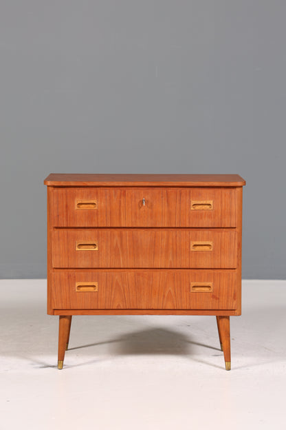 Traumhafte Mid Century Kommode Teak Holz Sideboard Vintage Schubladen Kommode