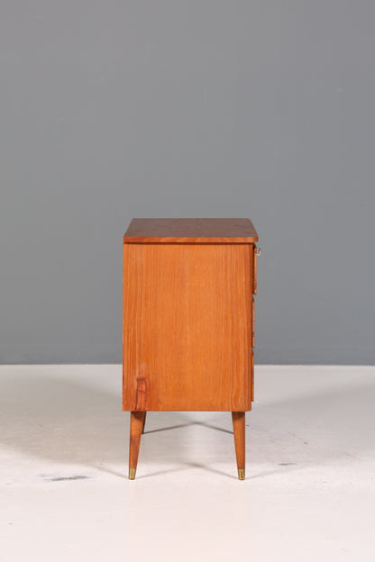 Traumhafte Mid Century Kommode Teak Holz Sideboard Vintage Schubladen Kommode