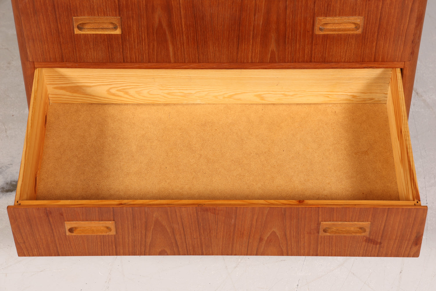 Traumhafte Mid Century Kommode Teak Holz Sideboard Vintage Schubladen Kommode
