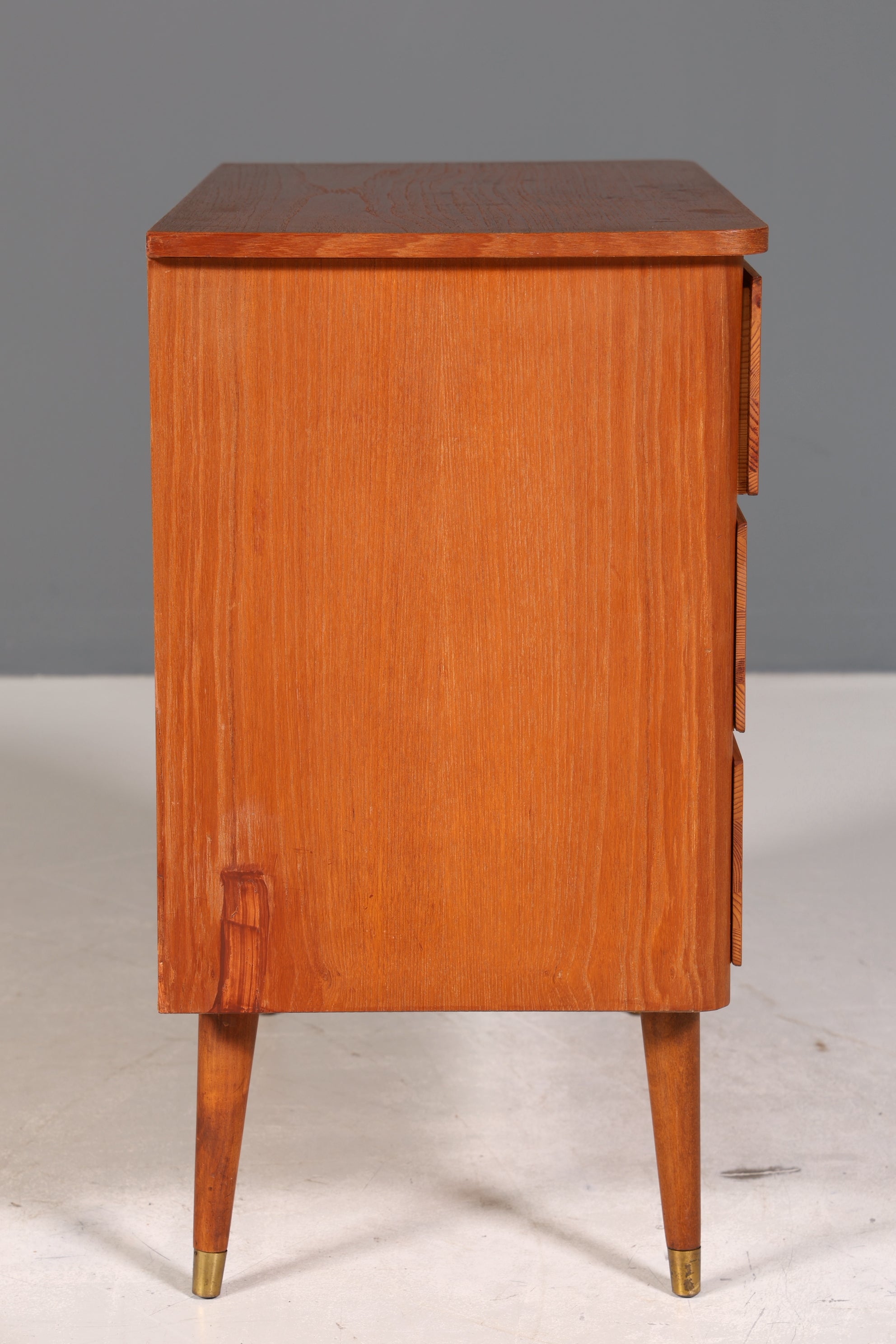 Traumhafte Mid Century Kommode Teak Holz Sideboard Vintage Schubladen Kommode