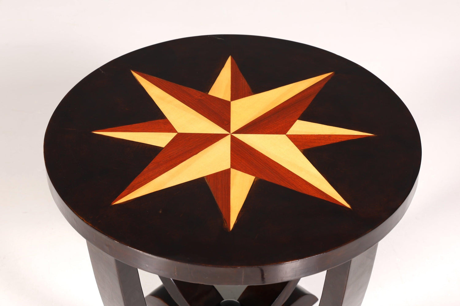 Stilvoller Art Deco Design Tisch Luxus Couchtisch Beistelltisch Stern Ablagetisch
