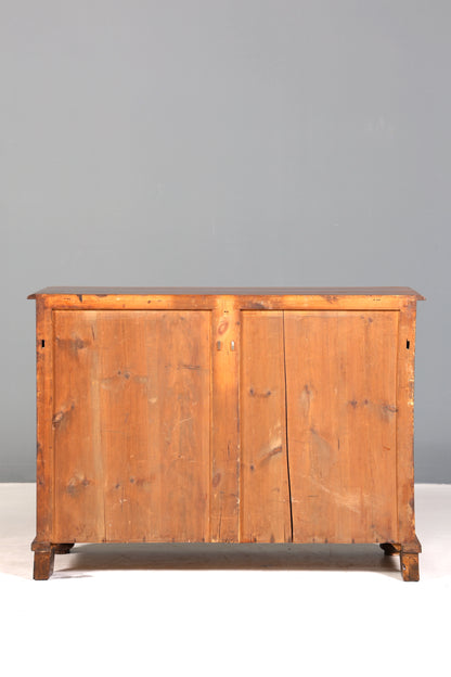 Wunderschöner Gründerzeit Schrank Kommode Louis Philippe Nussbaum Schubladen Kommode um 1880