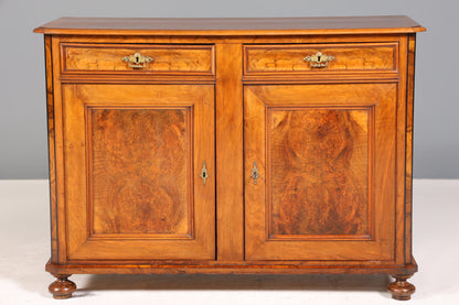 Wunderschöner Gründerzeit Schrank Kommode Louis Philippe Nussbaum Schubladen Kommode um 1880