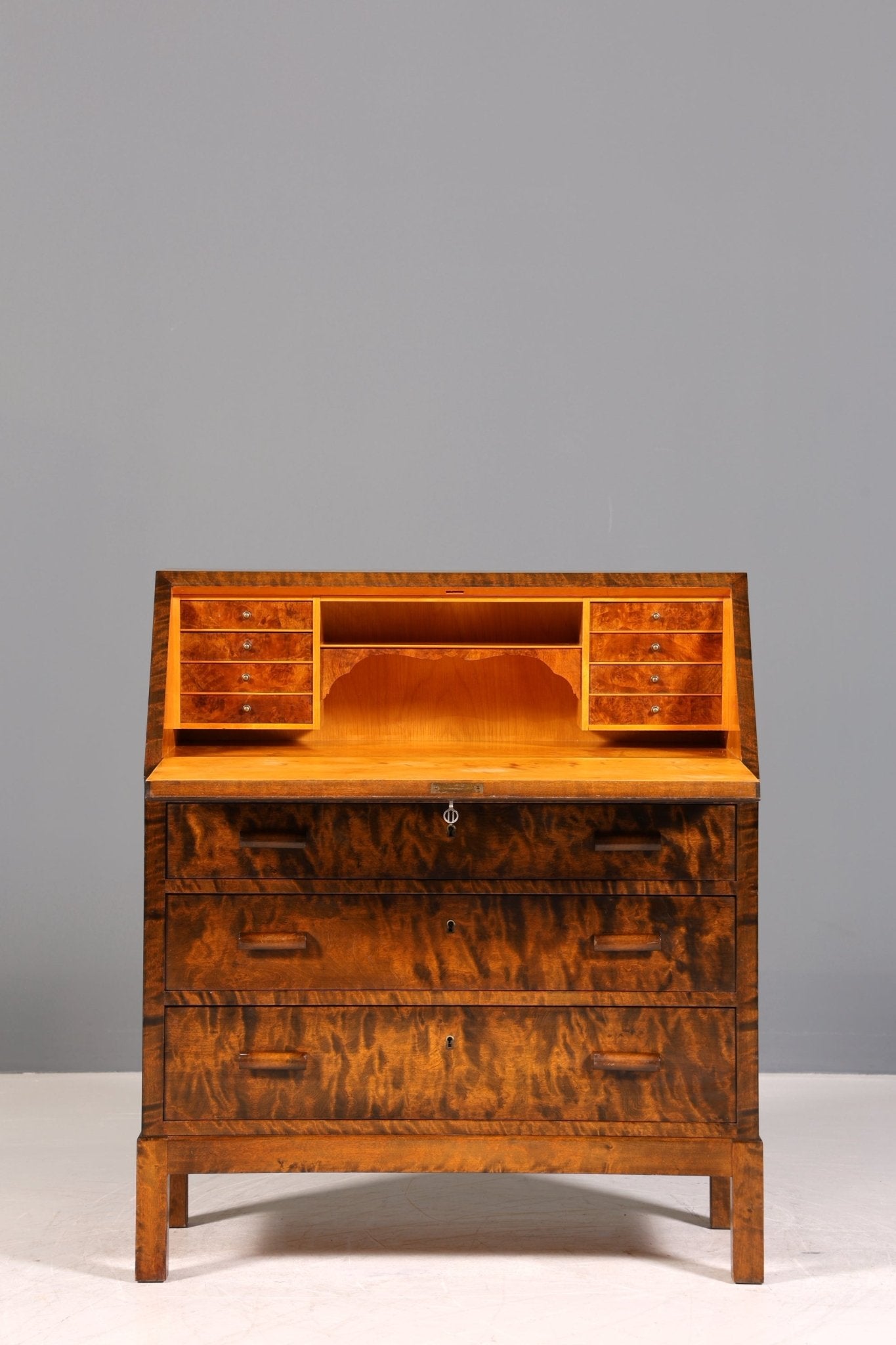Wunderschöner Sekretär im Art Deco Stil Antik um 1930 Büro Kommode Schreibkommode