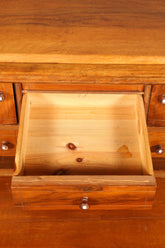 Stilvoller Gründerzeit Sekretär Vertiko Highboard Louis Philippe Kommode Sekretär Schrank um 1880