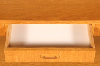 Stilvolles Mid Century Regal Danish Design Sekretär echt Holz Schrank Vintage Kommode
