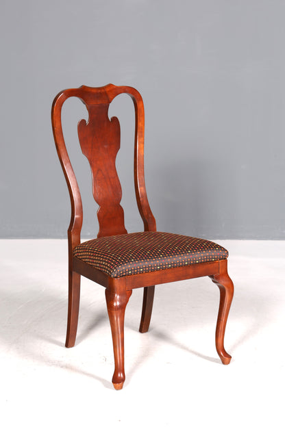 8x Edle Drexel Heritage Stühle Amerikanisch USA Chippendale Stil Stuhlset Küchenstuhl Set Esszimmer Stühle