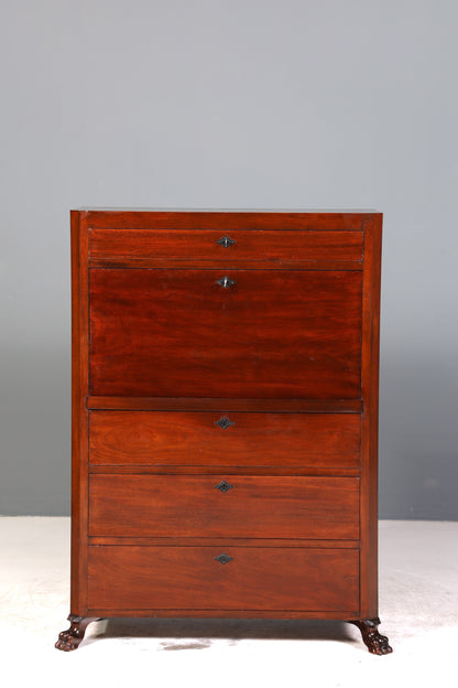 Traumhafter Louis Philippe Sekretär Vertiko Biedermeier Kommode Schubladenkommode